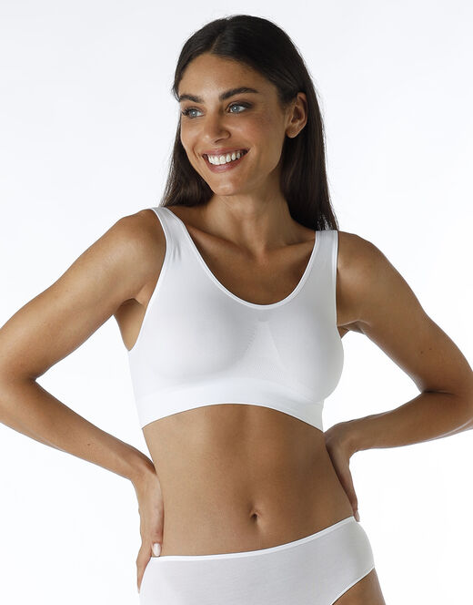 Lovable Reggiseno brassière yoga Active Comfort a basso impatto, bianco Offerte