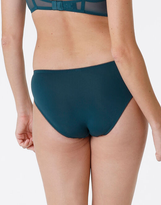 Lovable Slip Beauty Lace in pizzo e microfibra, ottanio Vendita Calda