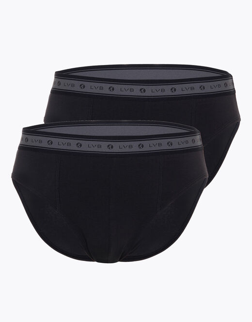 Lovable Slip bipack uomo in cotone biologico, nero Nuova