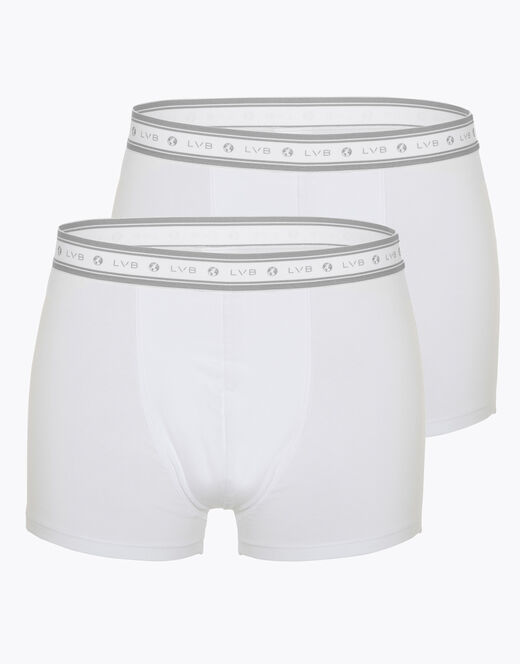 Lovable Boxer bipack uomo in cotone biologico, bianco Prezzo Ridotto