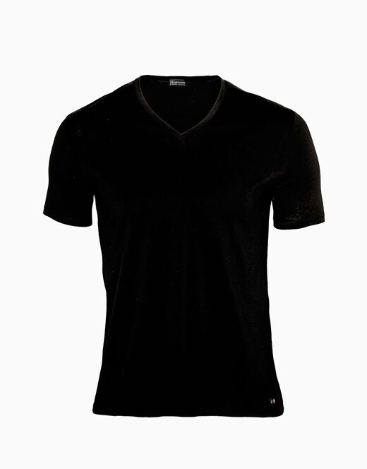Lovable T-Shirt uomo con scollo a V profondo Supima Premium Cotton, nero Sottocosto