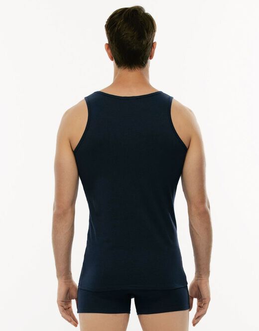 Lovable Canotta Cotton Stretch in cotone elasticizzato, blu Saldi