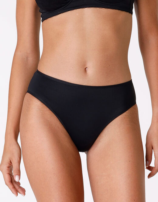 Lovable Slip midi Invisible in microfibra, nero I Più Venduti