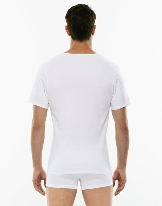 Lovable T-shirt girocollo 100% cotone Pure Cotton, bianco Pezzi Unici