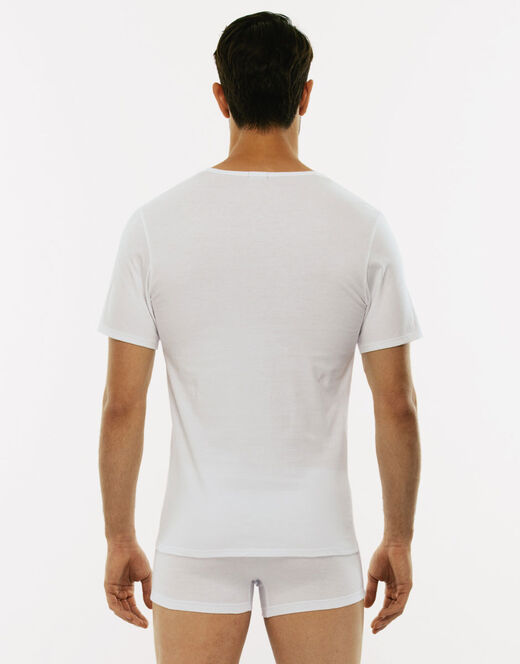 Lovable T-shirt 100% cotone Pure Cotton con scollo a V, bianco Negozi Online