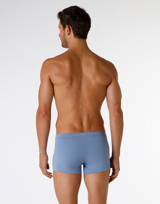 Lovable Boxer Enriched Plain Cotton Modal in cotone e modal, azzurro polvere Shopping Online