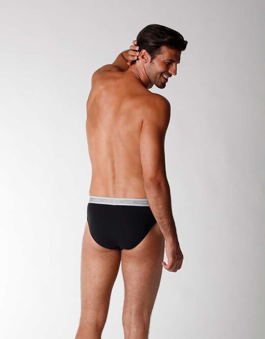 Lovable Bipack slip uomo 3D Evolution in jersey cotone e lycra, nero Prezzo Ridotto