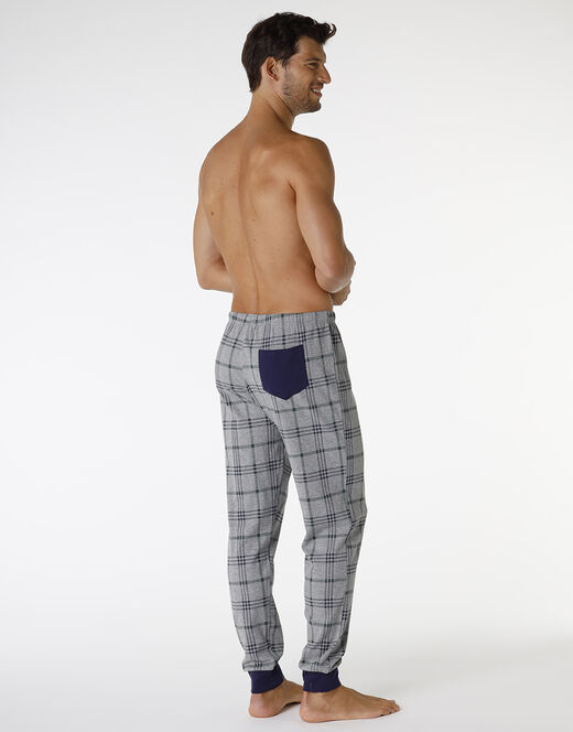 Lovable Pantalone in interlock di cotone, grigio melange stampato Offerta