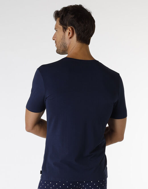 Lovable T-shirt Rephined Cotton Modal, blu navy I Più Venduti