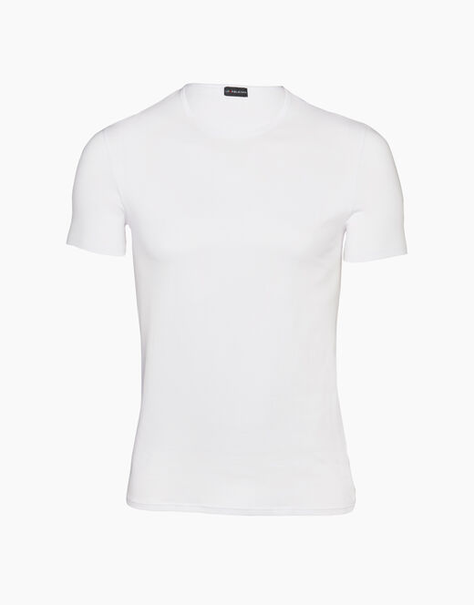 Lovable T-Shirt girocollo Cotton Stretch in cotone elasticizzato, bianco Vendite Flash