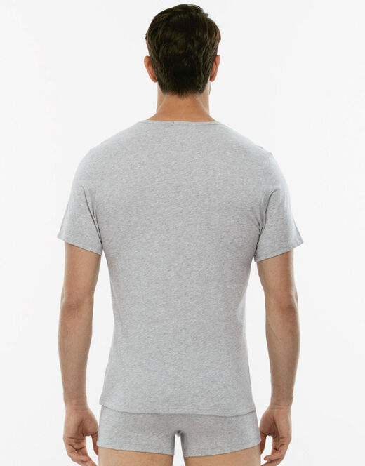 Lovable T-shirt girocollo 100% cotone Pure Cotton, grigio melange Negozio