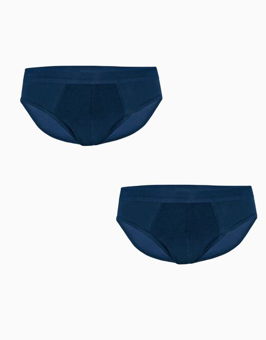 Lovable Slip mini BiPack Cotton Stretch in cotone elasticizzato, blu Nuovo