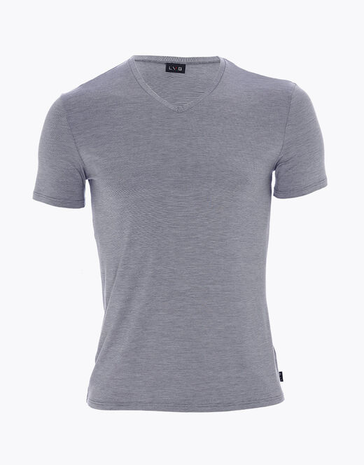 Lovable T-shirt con scollo a V Micromodal Fil a Fil, grigio melange Vendita