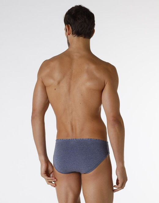 Lovable Slip Rephined Cotton Modal, blu melange Promozione
