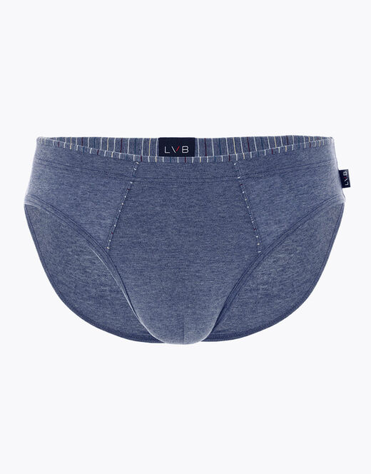 Lovable Slip Rephined Cotton Modal, blu melange Promozione