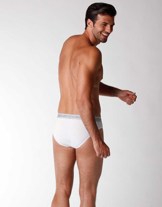 Lovable Bipack slip uomo 3D Evolution in jersey cotone e lycra, bianco Fino Al -60%