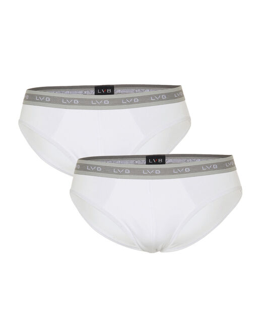 Lovable Bipack slip uomo 3D Evolution in jersey cotone e lycra, bianco Fino Al -60%