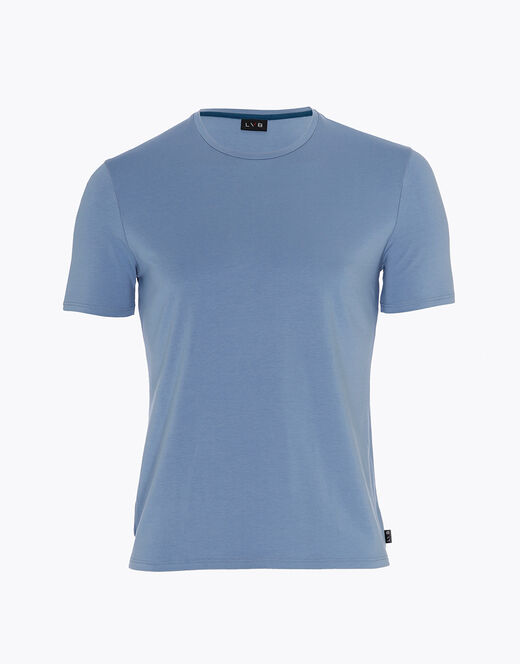 Lovable T-Shirt girocollo in cotone e modal, azzurro polvere Negozi Online