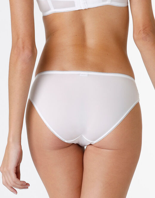 Lovable Slip Stylish Lace in microfibra e pizzo, bianco Offerta speciale