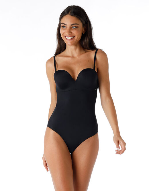 Lovable Body strapless in microfibra, nero Italia