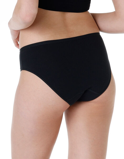 Lovable Slip assorbente lavabile in cotone elasticizzato, nero Economico