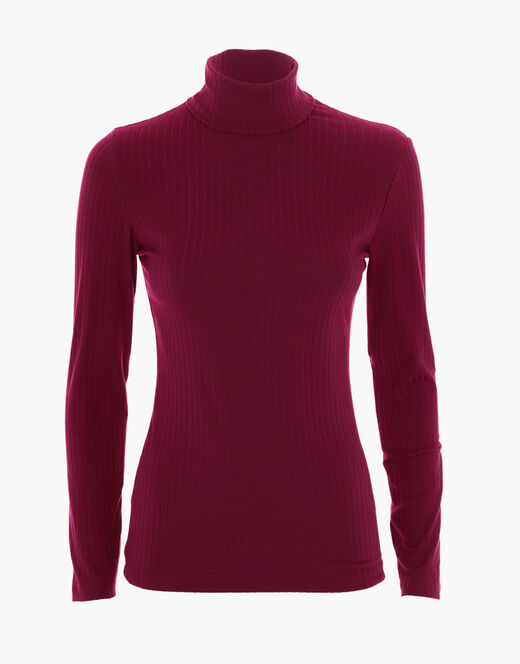 Lovable Maglia manica lunga Basic Soul, bordeaux Nuovo