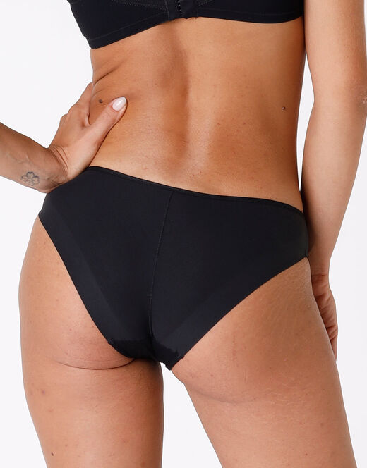 Lovable Slip Invisible nero in microfibra. Massima invisibilità Promozione Limitata