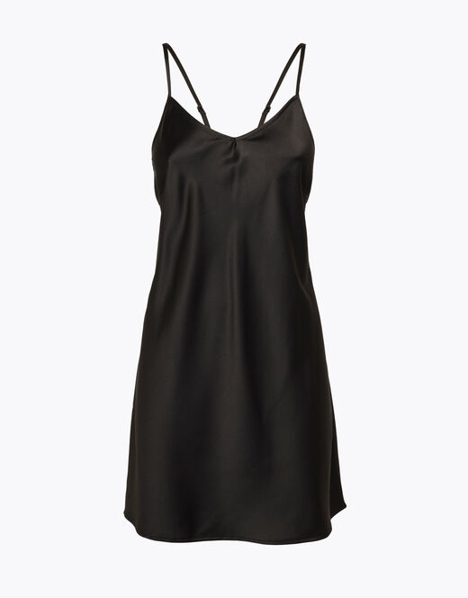Lovable Sottoveste in satin, nero  Shopping Online