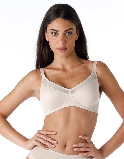 Lovable Reggiseno senza ferretto Modern Shaping in microfibra, skin Prezzo Ridotto