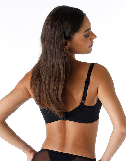 Lovable Reggiseno senza ferretto Modern Shaping in microfibra, nero Sottocosto