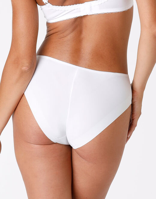 Lovable Slip midi Invisible in microfibra, bianco Sconto