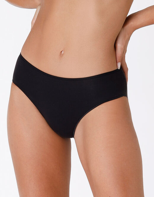 Lovable Slip midi Invisible Cotton nero in cotone. Massima invisibilità Vendita Economica