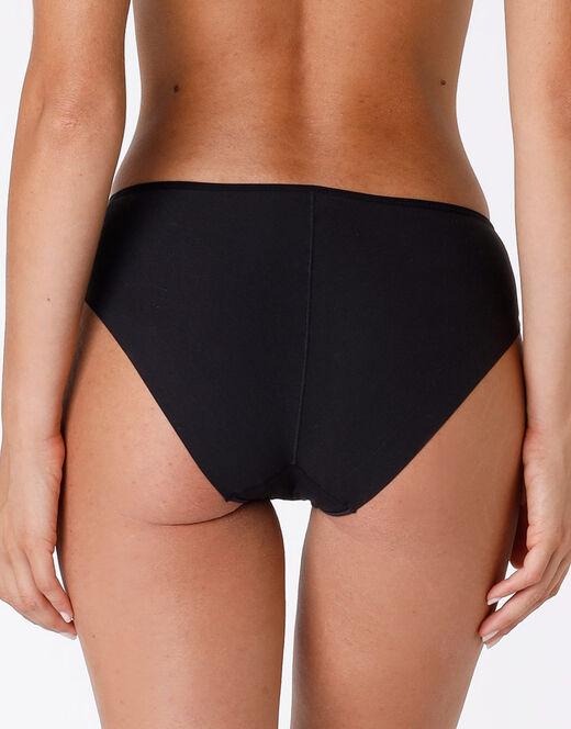 Lovable Slip midi Invisible Cotton nero in cotone. Massima invisibilità Vendita Economica