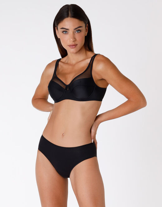 Lovable Slip midi Invisible Cotton nero in cotone. Massima invisibilità Vendita Economica