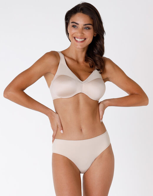 Lovable Reggiseno ferretto Modern Shaping Minimizer in microfibra e tulle, skin Promozione Limitata