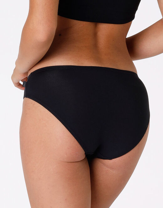 Lovable Slip Lovely vita bassa nero in cotone modal vellutato Sottocosto