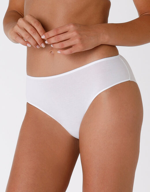 Lovable Slip midi Invisible Cotton bianco in cotone. Massima invisibilità Vendita Economica