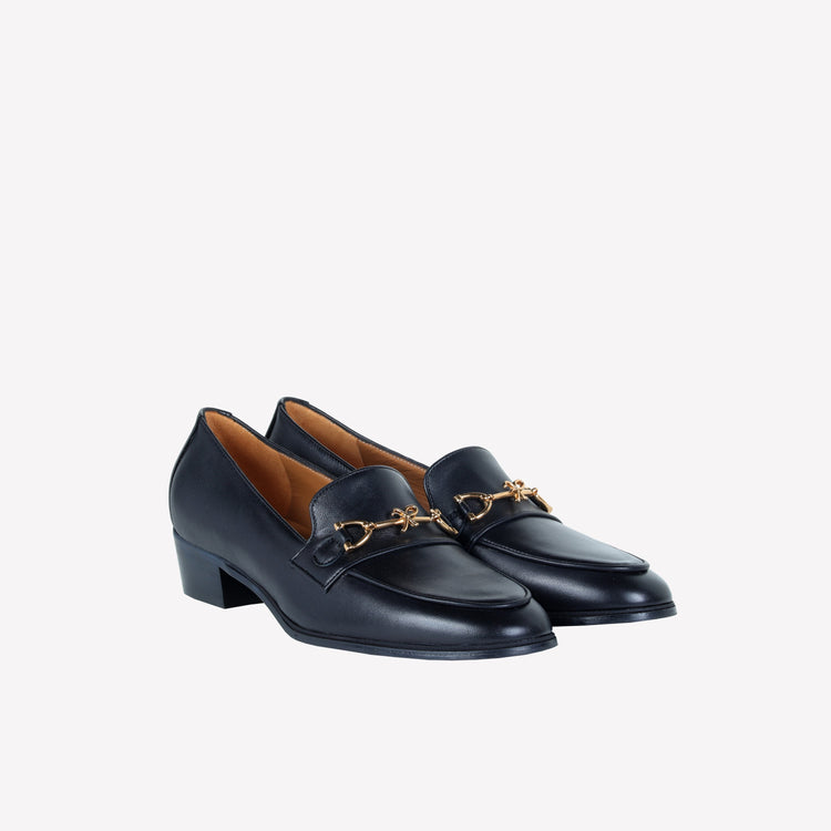 Roberto Festa MOCASSINO IN NAPPA CON ACCESSORIO MORSETTO ORO AXEL Fino Al -60%