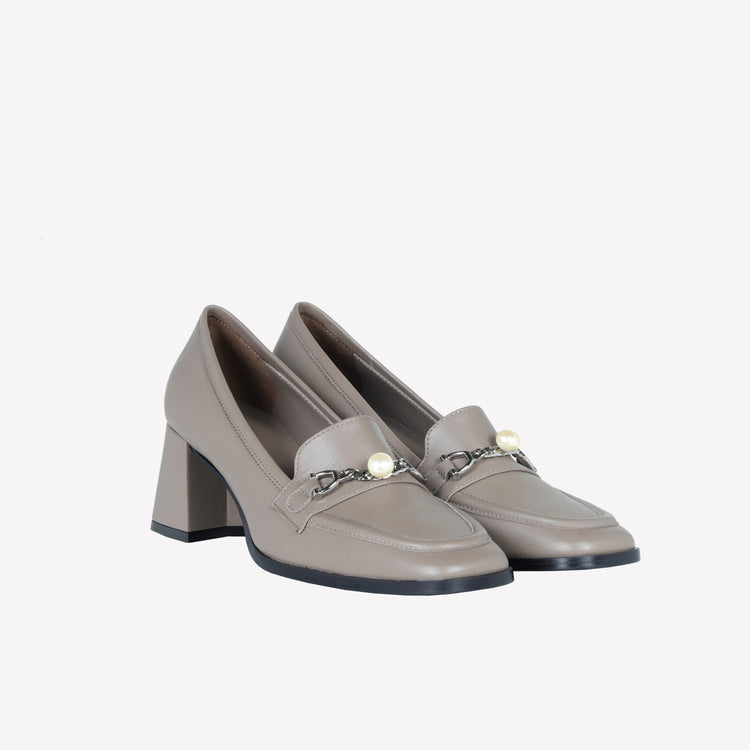 Roberto Festa MOCASSINO IN NAPPA ACACIA CON ACCESSORIO PERLA GERT Consegna Veloce