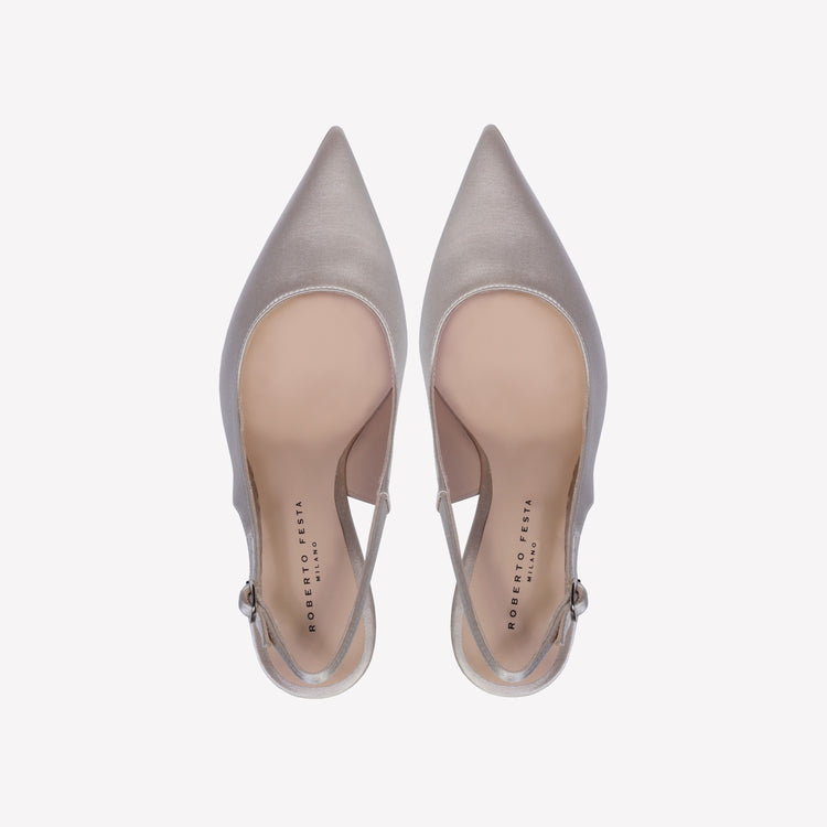 Roberto Festa SLINGBACK IN RASO PERLA LAVINIA Qualità