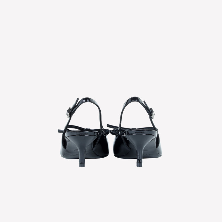 Roberto Festa SLINGBACK IN VERNICE NERA CON FIOCCHETTO SENYA Affare Del Giorno