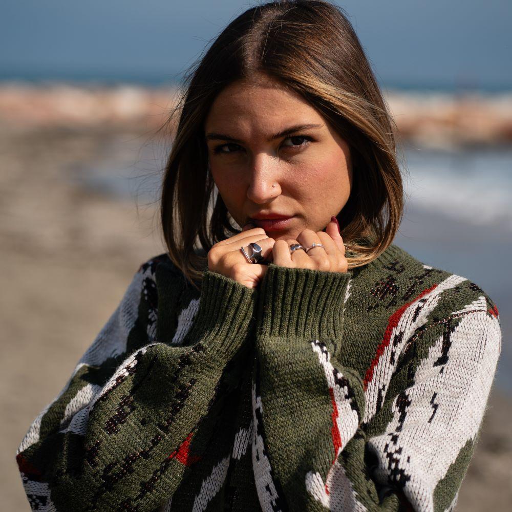 ﻿Seay / Maglione Allover Wood Tonga Affare Del Giorno
