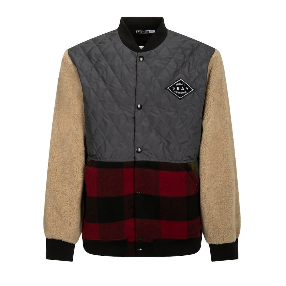 Seay / Giacca Varsity Patchwork Nuova