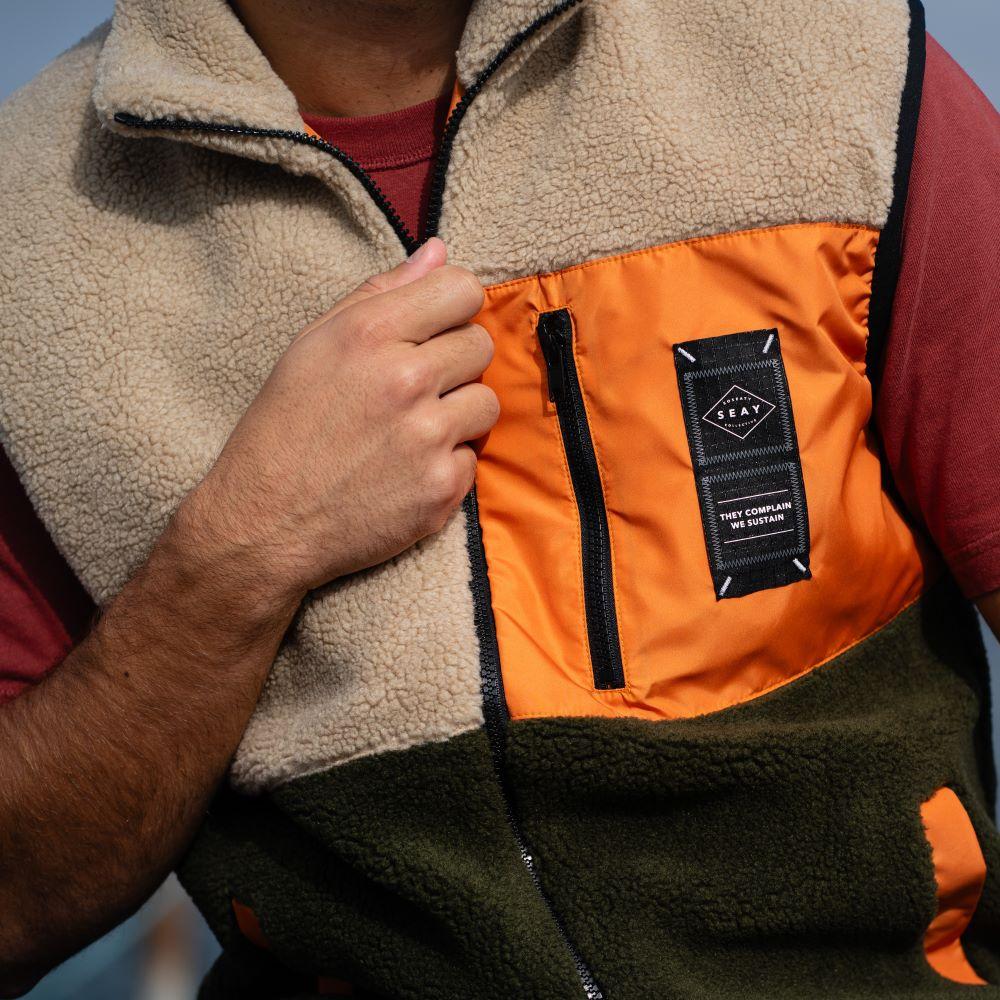 Seay / Gilet Teddy Sea Turtle & Natural 2025