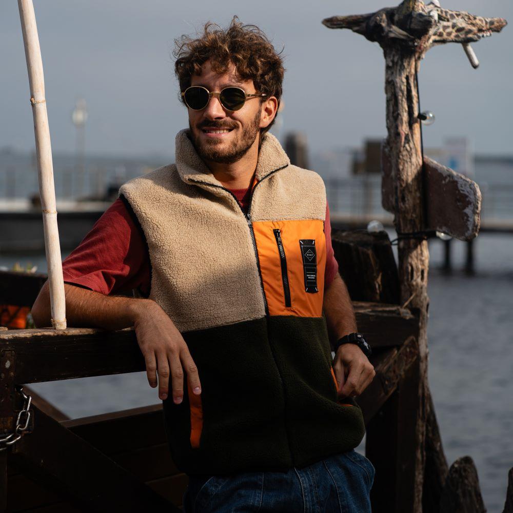 Seay / Gilet Teddy Sea Turtle & Natural 2025