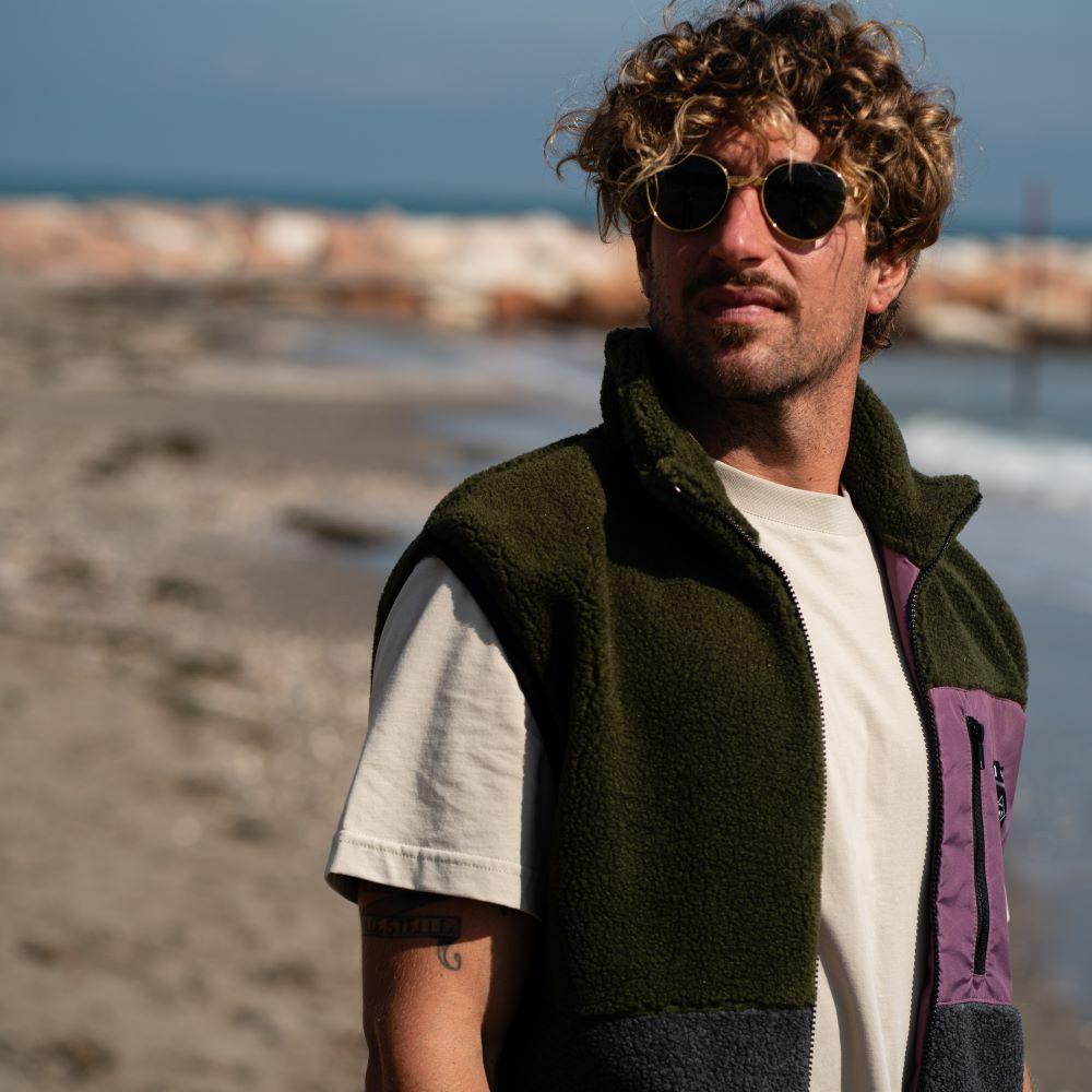 Seay / T-Shirt Cappuccino Delavé Qualità