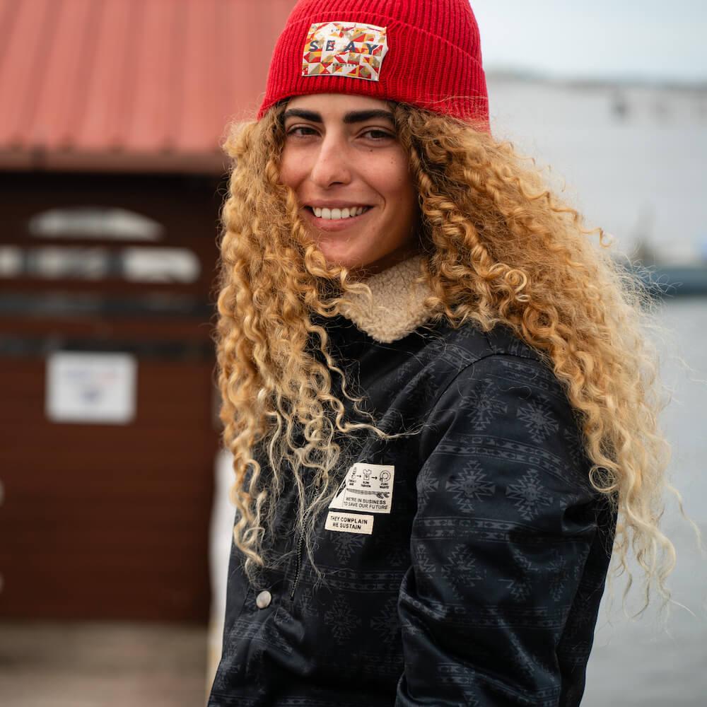 Seay / Cuffia Beanie Lana Rossa Spedizione Gratuita