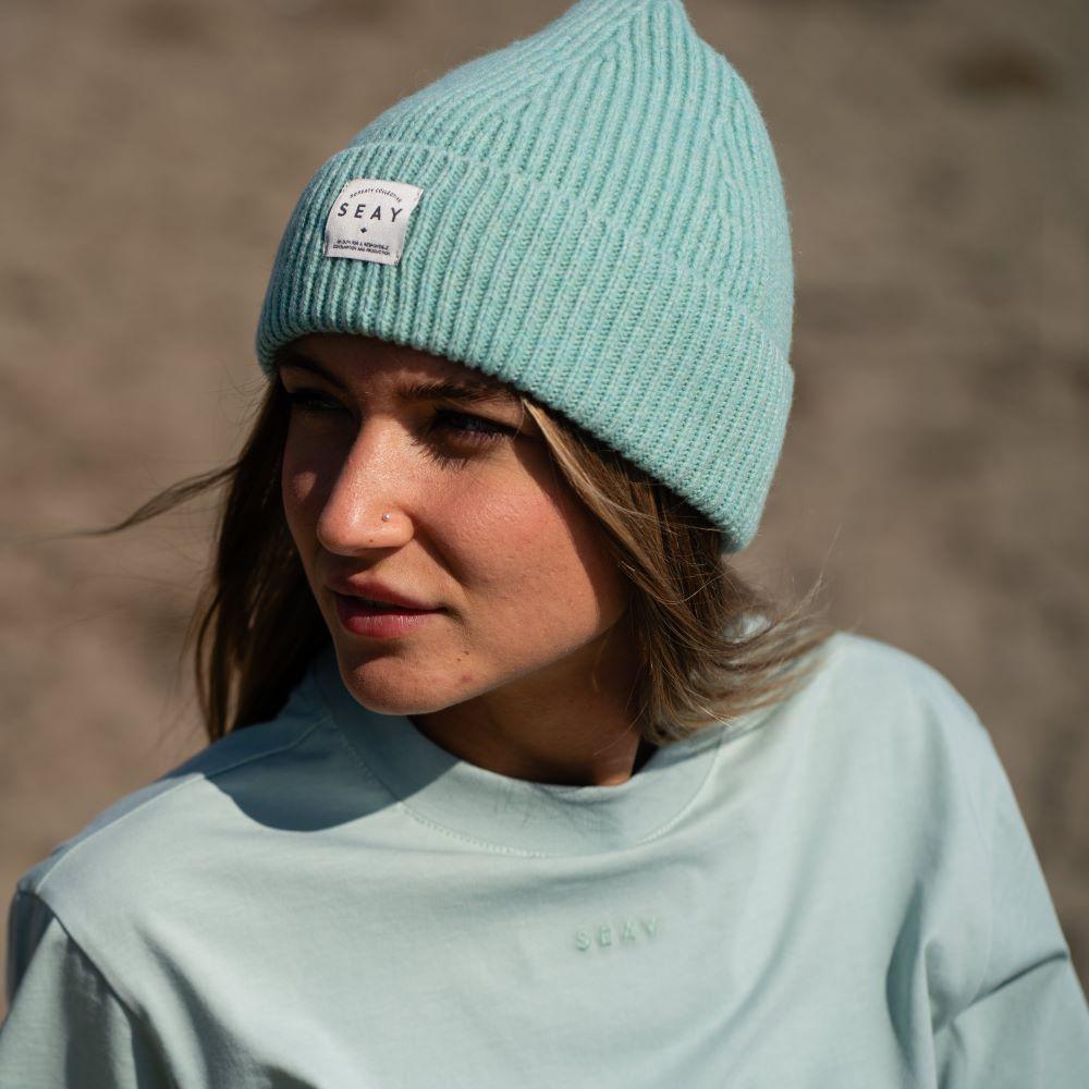 Seay / T-Shirt Verde Menta Delavé Affare Del Giorno