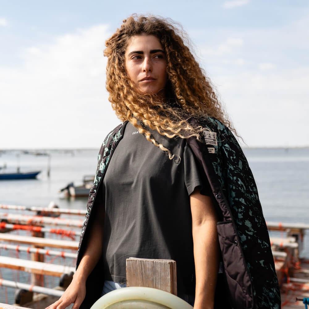 Seay / T-Shirt Loose Fit Nera Novità