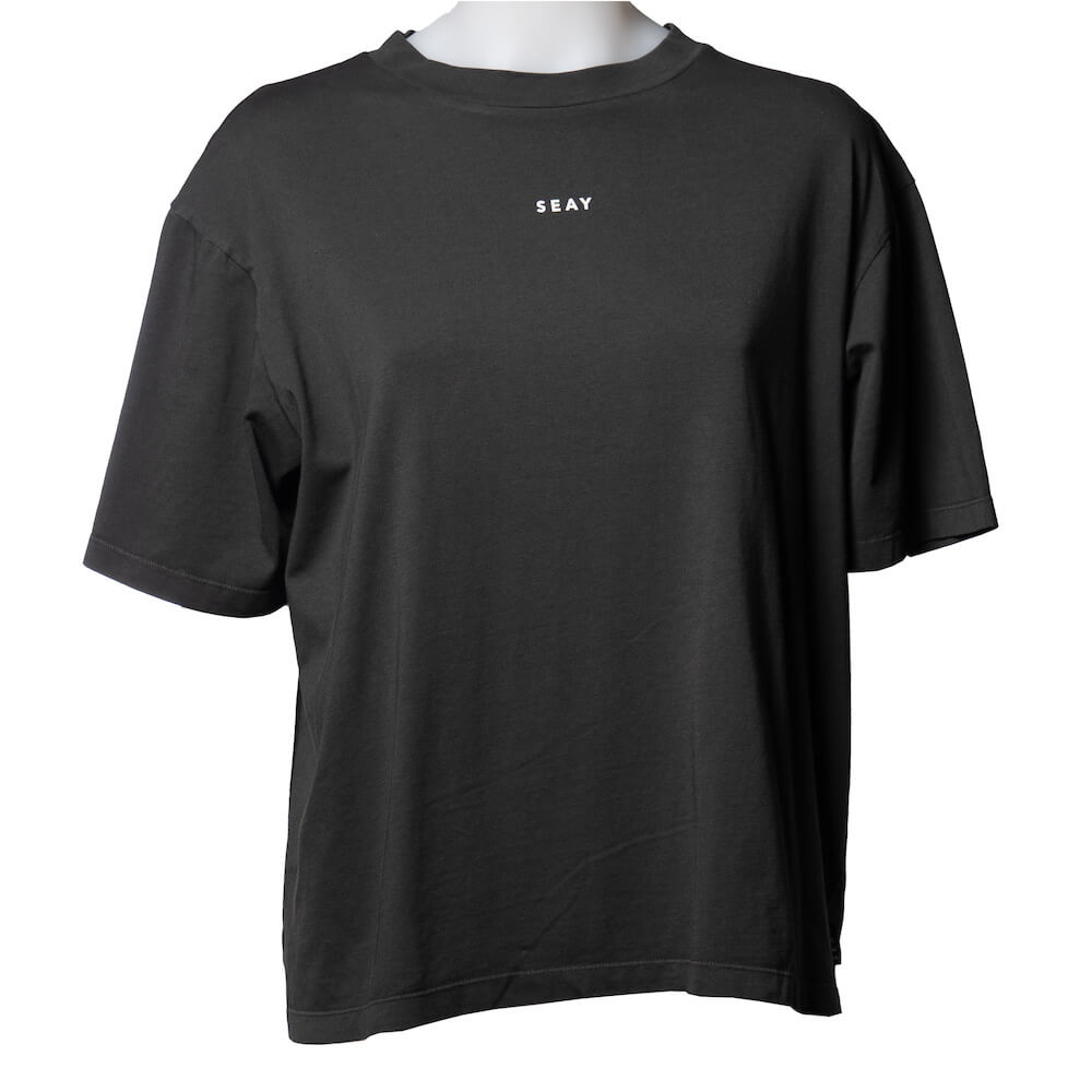 Seay / T-Shirt Loose Fit Nera Novità